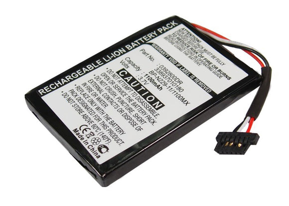 Batteries N Accessories BNA-WB-L4240 GPS Battery - Li-Ion, 3.7V, 1100 mAh, Ultra High Capacity Battery - Replacement for Mitac 338937010180 Battery