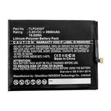 Batteries N Accessories BNA-WB-P16280 Tablet Battery - Li-Pol, 3.85V, 3900mAh, Ultra High Capacity - Replacement for Alcatel TLP040M7 Battery