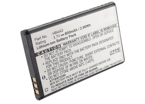 Batteries N Accessories BNA-WB-L3348 Cell Phone Battery - Li-Ion, 3.7V, 800 mAh, Ultra High Capacity Battery - Replacement for Huawei HB4A3 Battery
