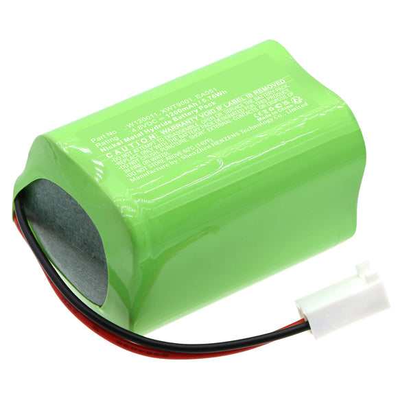 Batteries N Accessories BNA-WB-H18594 Emergency Lighting Battery - Ni-MH, 4.8V, 1200mAh, Ultra High Capacity - Replacement for Teknoware EA051 Battery