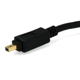 Batteries N Accessories BNA-WB-USB4PIN 3 Ft. USB Type-A To Mini B 2.0 USB Cable (4-Pin), Black