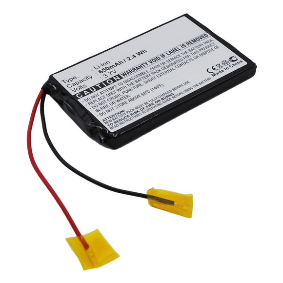 Batteries N Accessories BNA-WB-L6529 PDA Battery - Li-Ion, 3.7V, 650 mAh, Ultra High Capacity Battery - Replacement for Palm M150 Battery