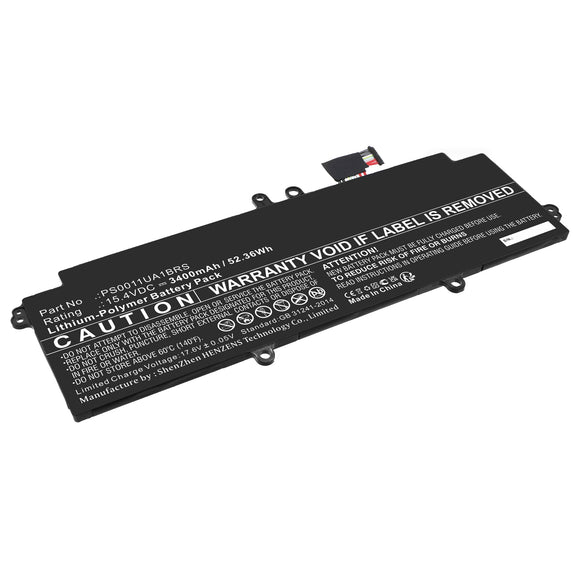Batteries N Accessories BNA-WB-P18800 Laptop Battery - Li-Pol, 15.4V, 3400mAh, Ultra High Capacity - Replacement for Dynabook PS0011UA1BRS Battery