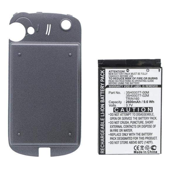 Batteries N Accessories BNA-WB-L3120 Cell Phone Battery - Li-Ion, 3.7V, 2600 mAh, Ultra High Capacity Battery - Replacement for Audiovox 35H00077-00M Battery