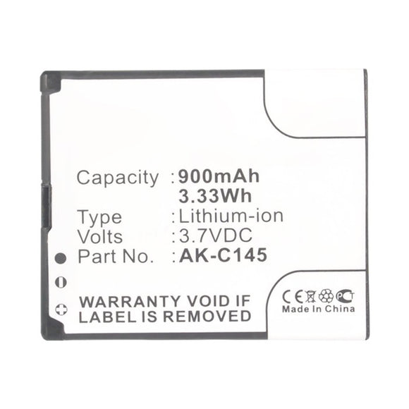 Batteries N Accessories BNA-WB-L15549 Cell Phone Battery - Li-ion, 3.7V, 900mAh, Ultra High Capacity - Replacement for Emporia AK-C145 Battery