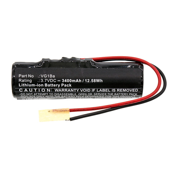 Batteries N Accessories BNA-WB-L13783 Speaker Battery - Li-ion, 3.7V, 3400mAh, Ultra High Capacity - Replacement for Soundcast VG1Ba Battery