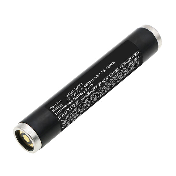 Batteries N Accessories BNA-WB-L17840 Flashlight Battery - Li-Ion, 3.7V, 6800mAh, Ultra High Capacity - Replacement for Nightstick 5500-BATT Battery