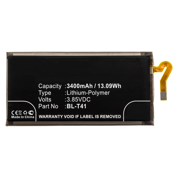 Batteries N Accessories BNA-WB-P8762 Cell Phone Battery - Li-Pol, 3.85V, 3400mAh, Ultra High Capacity - Replacement for LG BL-T41 Battery