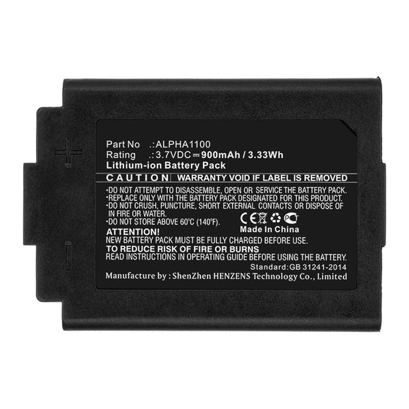 Batteries N Accessories BNA-WB-L15445 Wireless Headset Battery - Li-ion, 3.7V, 900mAh, Ultra High Capacity - Replacement for 3M ALPHA1100 Battery