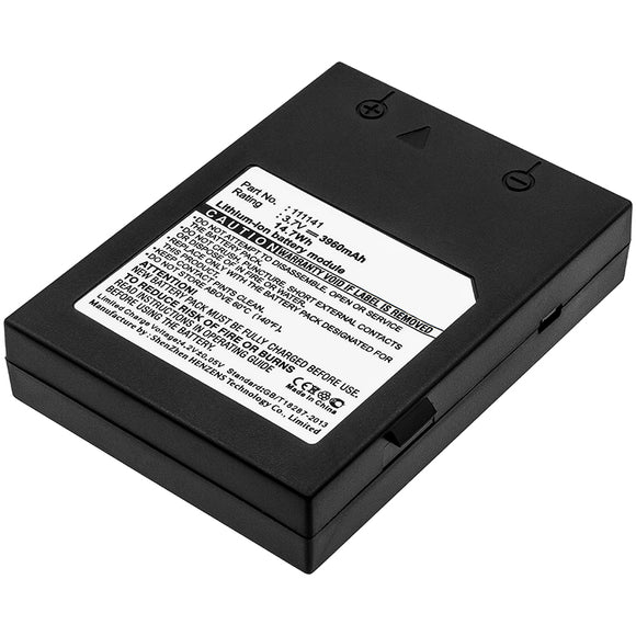 Batteries N Accessories BNA-WB-L4105 GPS Battery - Li-Ion, 3.7V, 3960 mAh, Ultra High Capacity Battery - Replacement for Ashtech 111141 Battery