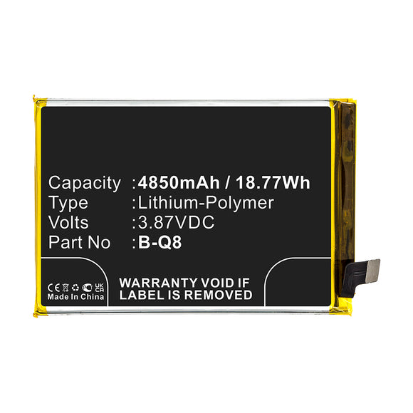 Batteries N Accessories BNA-WB-P15682 Cell Phone Battery - Li-Pol, 3.87V, 4850mAh, Ultra High Capacity - Replacement for VIVO B-Q8 Battery