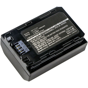 Batteries N Accessories BNA-WB-L11462 Digital Camera Battery - Li-ion, 7.4V, 1600mAh, Ultra High Capacity - Replacement for Sony NP-FZ100 Battery