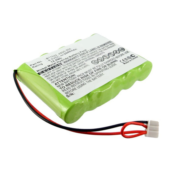 Batteries N Accessories BNA-WB-H14252 Medical Battery - Ni-MH, 6V, 2000mAh, Ultra High Capacity - Replacement for Welch-Allyn 4500-505 Battery