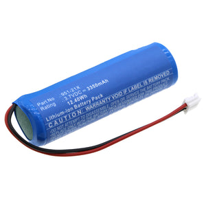 Batteries N Accessories BNA-WB-L18717 Alarm System Battery - Li-ion, 3.7V, 3350mAh, Ultra High Capacity - Replacement for Daitem 951-21X Battery