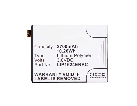 Batteries N Accessories BNA-WB-P4042 Cell Phone Battery - Li-Pol, 3.8, 2700mAh, Ultra High Capacity Battery - Replacement for Sony Ericsson 1300-3513, LIS1624ERPC Battery