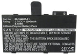 Batteries N Accessories BNA-WB-P8067 Barcode Scanner Battery - Li-Pol, 3.7V, 2200mAh, Ultra High Capacity - Replacement for Motorola BTRY-TC55-44MA1-01, KT-TC55-29BTYD1-01 Battery