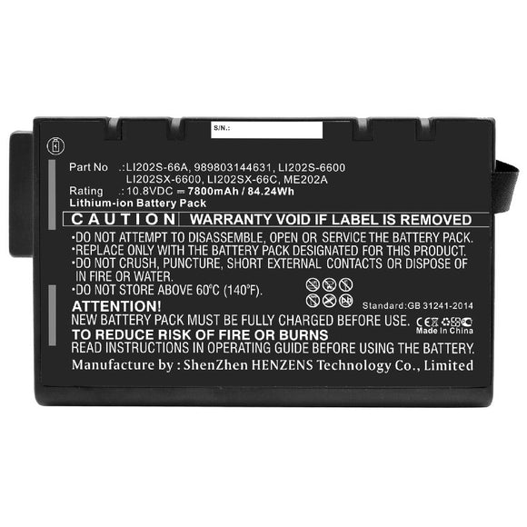 Batteries N Accessories BNA-WB-L15096 Medical Battery - Li-ion, 10.8V, 7800mAh, Ultra High Capacity - Replacement for Kanomax 700028 Battery