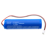 Batteries N Accessories BNA-WB-L18790 Equipment Battery - Li-ion, 3.7V, 3350mAh, Ultra High Capacity - Replacement for Drager LP18650A+ Battery