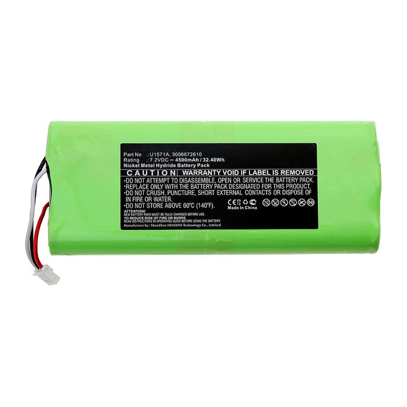 Batteries N Accessories BNA-WB-H12422 Equipment Battery - Ni-MH, 7.2V, 4500mAh, Ultra High Capacity - Replacement for Keysight U1571A Battery