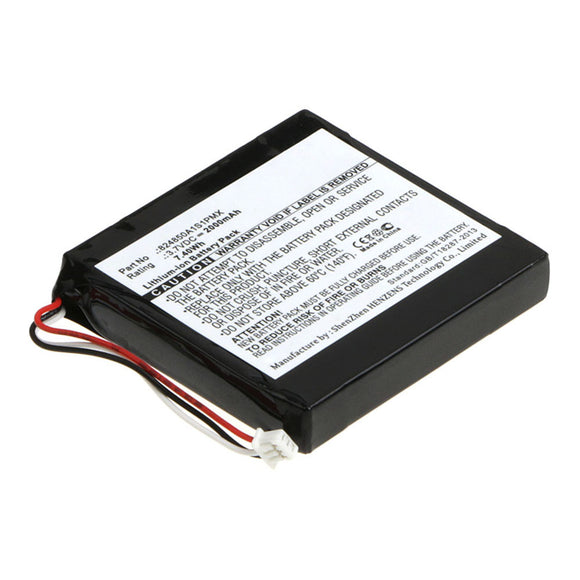 Batteries N Accessories BNA-WB-L15770 GPS Battery - Li-ion, 3.7V, 2000mAh, Ultra High Capacity - Replacement for Blaupunkt 824850A1S1PMX Battery
