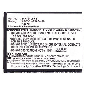 Batteries N Accessories BNA-WB-L3386 Cell Phone Battery - Li-Ion, 3.8V, 2100 mAh, Ultra High Capacity Battery - Replacement for Kyocera 5AAXBT088JAA Battery