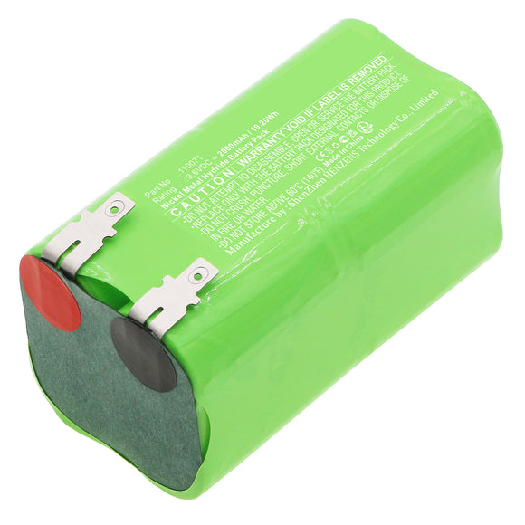 Batteries N Accessories BNA-WB-H18083 Medical Battery - Ni-MH, 9.6V, 2000mAh, Ultra High Capacity - Replacement for Schiller 110071 Battery