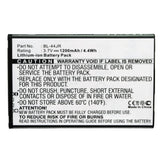 Batteries N Accessories BNA-WB-L12340 Cell Phone Battery - Li-ion, 3.7V, 1200mAh, Ultra High Capacity - Replacement for LG BL-44JR Battery