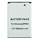 Batteries N Accessories BNA-WB-BP90A Camcorder Battery - li-ion, 3.7V, 1000 mAh, Ultra High Capacity Battery - Replacement for Samsung IA-BP90A Battery