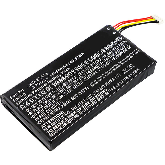 Batteries N Accessories BNA-WB-P11220 Equipment Battery - Li-Pol, 3.7V, 10950mAh, Ultra High Capacity - Replacement for IDEAL R230052 Battery