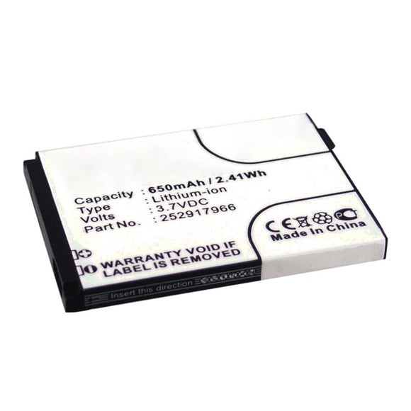 Batteries N Accessories BNA-WB-L14868 Cell Phone Battery - Li-ion, 3.7V, 650mAh, Ultra High Capacity - Replacement for Sagem 252917966 Battery