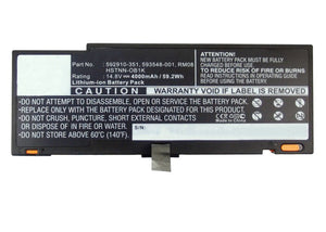 Batteries N Accessories BNA-WB-L4594 Laptops Battery - Li-Ion, 14.8V, 4000 mAh, Ultra High Capacity Battery - Replacement for HP 592910-351 Battery