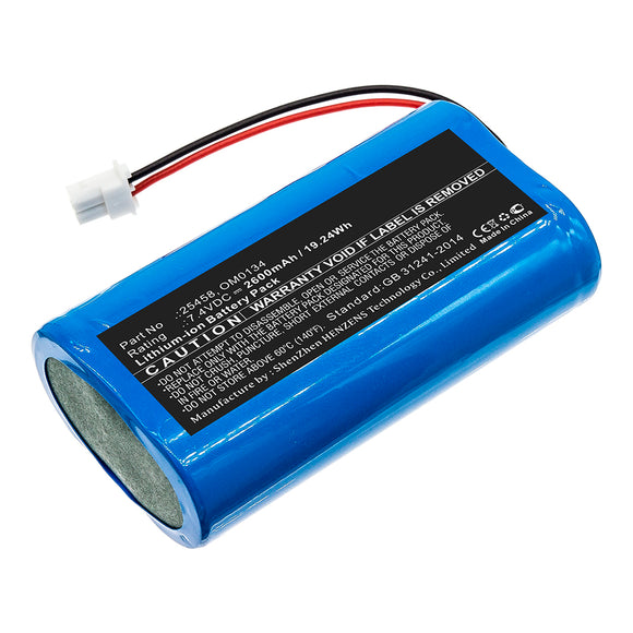 Batteries N Accessories BNA-WB-L13618 Medical Battery - Li-ion, 7.4V, 2600mAh, Ultra High Capacity - Replacement for SurgiTel 25458 Battery