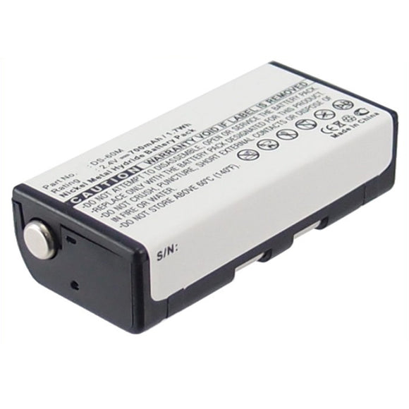 Batteries N Accessories BNA-WB-H8031 Barcode Scanner Battery - Ni-MH, 2.4V, 700mAh, Ultra High Capacity Battery - Replacement for Denso DS-60M Battery