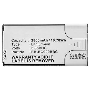 Batteries N Accessories BNA-WB-L3567 Cell Phone Battery - Li-Ion, 3.85V, 2800 mAh, Ultra High Capacity Battery - Replacement for Samsung EB-B900BBC Battery