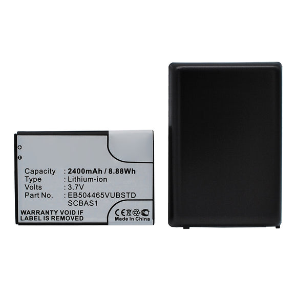 Batteries N Accessories BNA-WB-L13099 Cell Phone Battery - Li-ion, 3.7V, 2400mAh, Ultra High Capacity - Replacement for Samsung EB504465VJ Battery