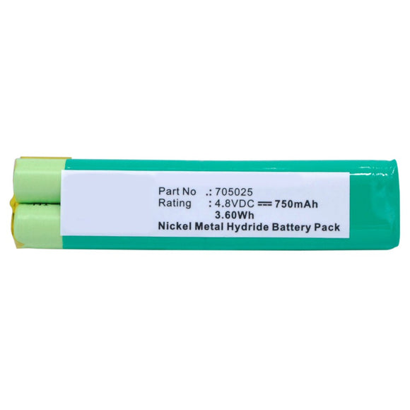 Batteries N Accessories BNA-WB-H9357 Medical Battery - Ni-MH, 4.8V, 750mAh, Ultra High Capacity - Replacement for BrandTech 705025 Battery