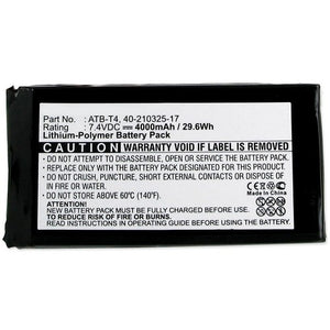 Batteries N Accessories BNA-WB-RLP-024-4 Remote Control Battery - Li-Pol, 7.4V, 4000 mAh, Ultra High Capacity Battery - Replacement for RTI ATB-T4 Battery