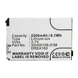 Batteries N Accessories BNA-WB-L15601 Cell Phone Battery - Li-ion, 3.7V, 2200mAh, Ultra High Capacity - Replacement for HTC 35H00106-01M Battery