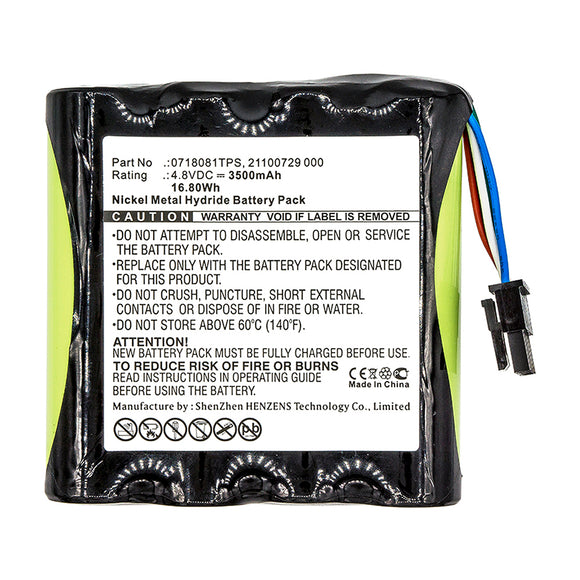 Batteries N Accessories BNA-WB-H12412 Equipment Battery - Ni-MH, 4.8V, 3500mAh, Ultra High Capacity - Replacement for JDSU 21100729 000 Battery