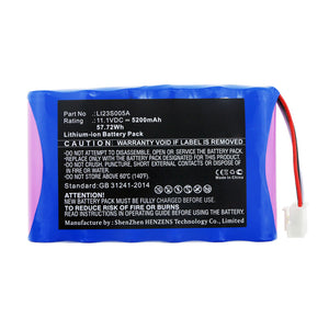 Batteries N Accessories BNA-WB-L16662 Medical Battery - Li-ion, 11.1V, 5200mAh, Ultra High Capacity - Replacement for Mindray LI23S005A Battery