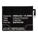 Batteries N Accessories BNA-WB-P11928 Cell Phone Battery - Li-Pol, 3.85V, 4000mAh, Ultra High Capacity - Replacement for HTC 35H00264-00M Battery