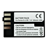 Batteries N Accessories BNA-WB-DLI109 Digital Camera Battery - li-ion, 7.4V, 1200 mAh, Ultra High Capacity Battery - Replacement for Pentax D-Li109 Battery