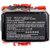 Batteries N Accessories BNA-WB-L11636 Lawn Mower Battery - Li-ion, 18.5V, 2500mAh, Ultra High Capacity - Replacement for Husqvarna 586 57 62-02 Battery