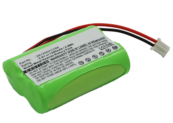 Batteries N Accessories BNA-WB-H7129 Baby Monitor Battery - Ni-MH, 2.4V, 1200 mAh, Ultra High Capacity Battery - Replacement for Philips 310412893522 Battery