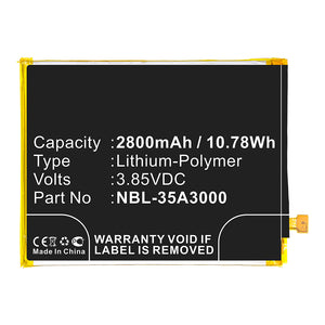 Batteries N Accessories BNA-WB-P13269 Cell Phone Battery - Li-Pol, 3.85V, 2800mAh, Ultra High Capacity - Replacement for TP-Link NBL-35A3000 Battery