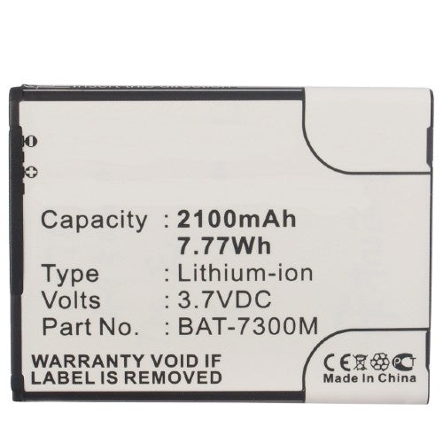 Batteries N Accessories BNA-WB-L8389 Cell Phone Battery - Li-ion, 3.7V, 2100mAh, Ultra High Capacity Battery - Replacement for Pantech BAT-7300M Battery