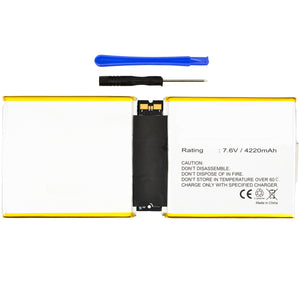 Batteries N Accessories BNA-WB-TB-P715 Tablet Battery - Li-Pol, 7.6V, 4220 mAh, Ultra High Capacity Battery - Replacement for Microsoft P3W-00001 Battery