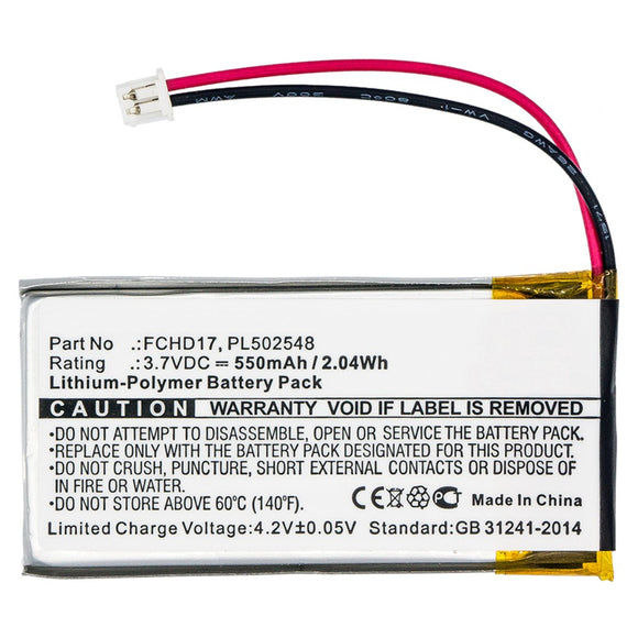 Batteries N Accessories BNA-WB-P10221 Digital Camera Battery - Li-Pol, 3.7V, 550mAh, Ultra High Capacity - Replacement for ACME FCHD17 Battery