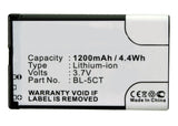 Batteries N Accessories BNA-WB-L3486 Cell Phone Battery - Li-Ion, 3.7V, 1200 mAh, Ultra High Capacity Battery - Replacement for Nokia BL-5CT Battery