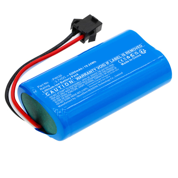 Batteries N Accessories BNA-WB-L18810 Medical Battery - Li-ion, 3.7V, 5200mAh, Ultra High Capacity - Replacement for ADE ISR18650 Battery